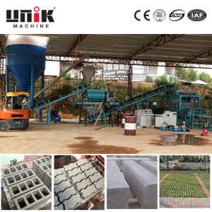 Maskinutstyr for betongblokk