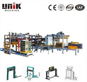 Automatisk stroppemaskin for betongblokker