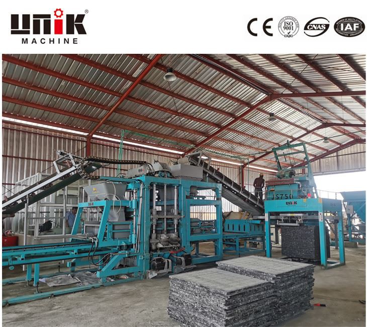 Hydraulisk press betongblokkmaskin