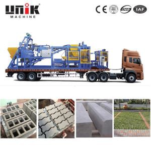 Flyttbar blokkfremstillingsmaskin